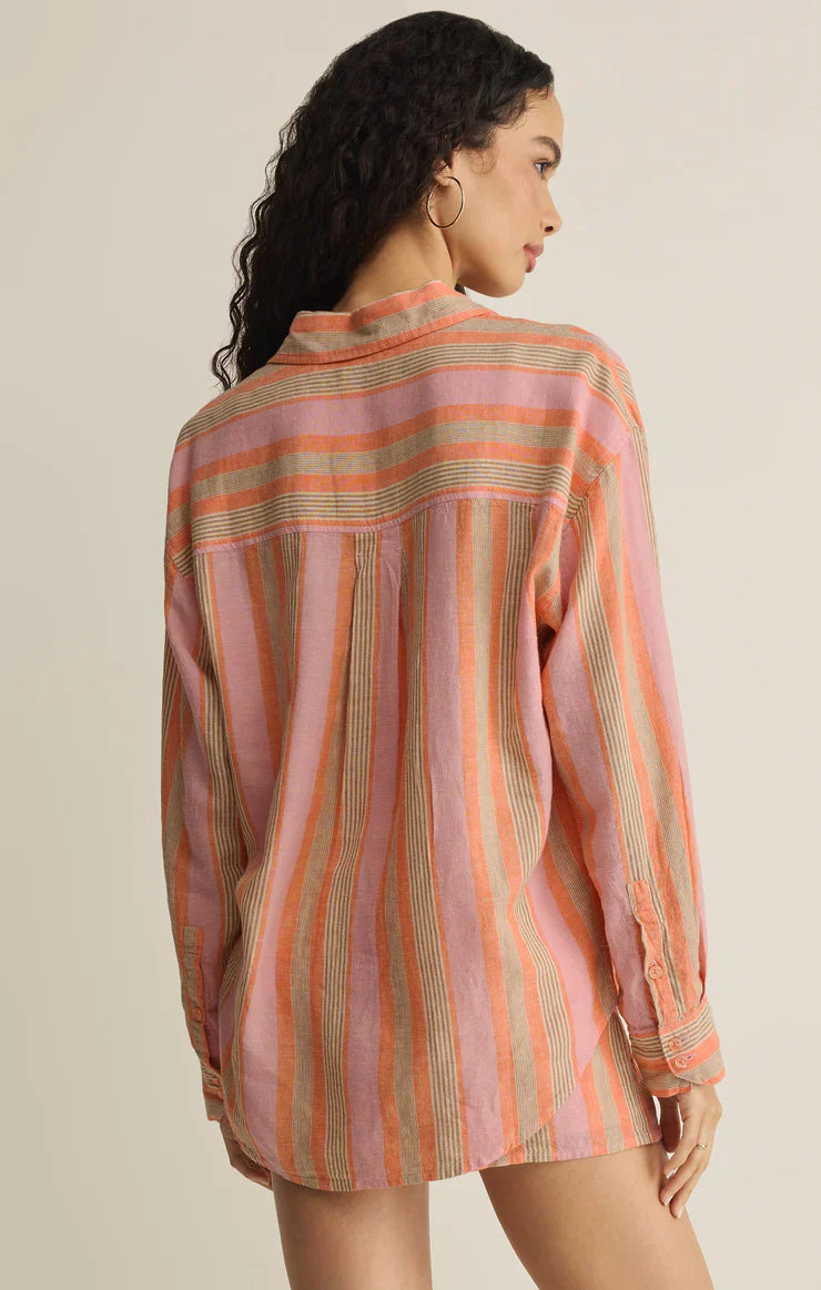The Perfect Striped Button Up