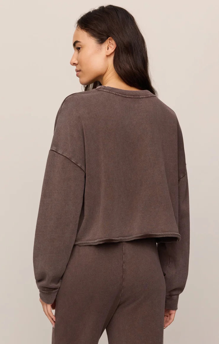 Circuit Cropped Sweatshirt