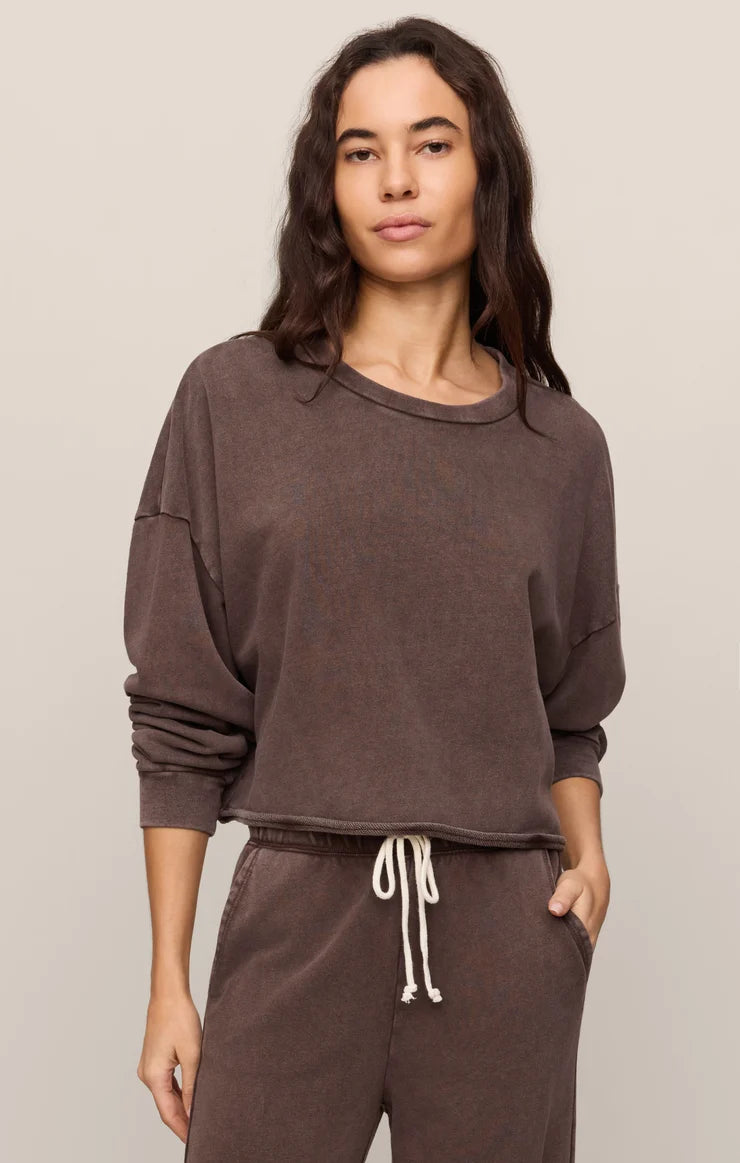 Circuit Cropped Sweatshirt