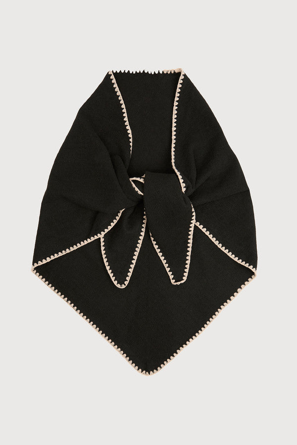 Knitted Triangle Shawl Wrap