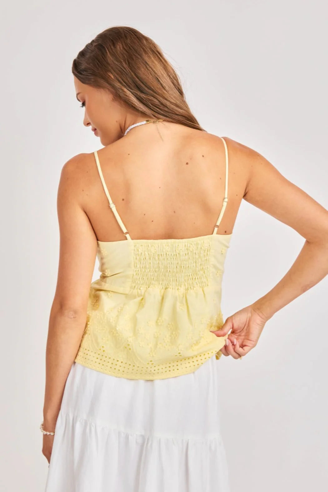 Beachglass Embroidered Tank
