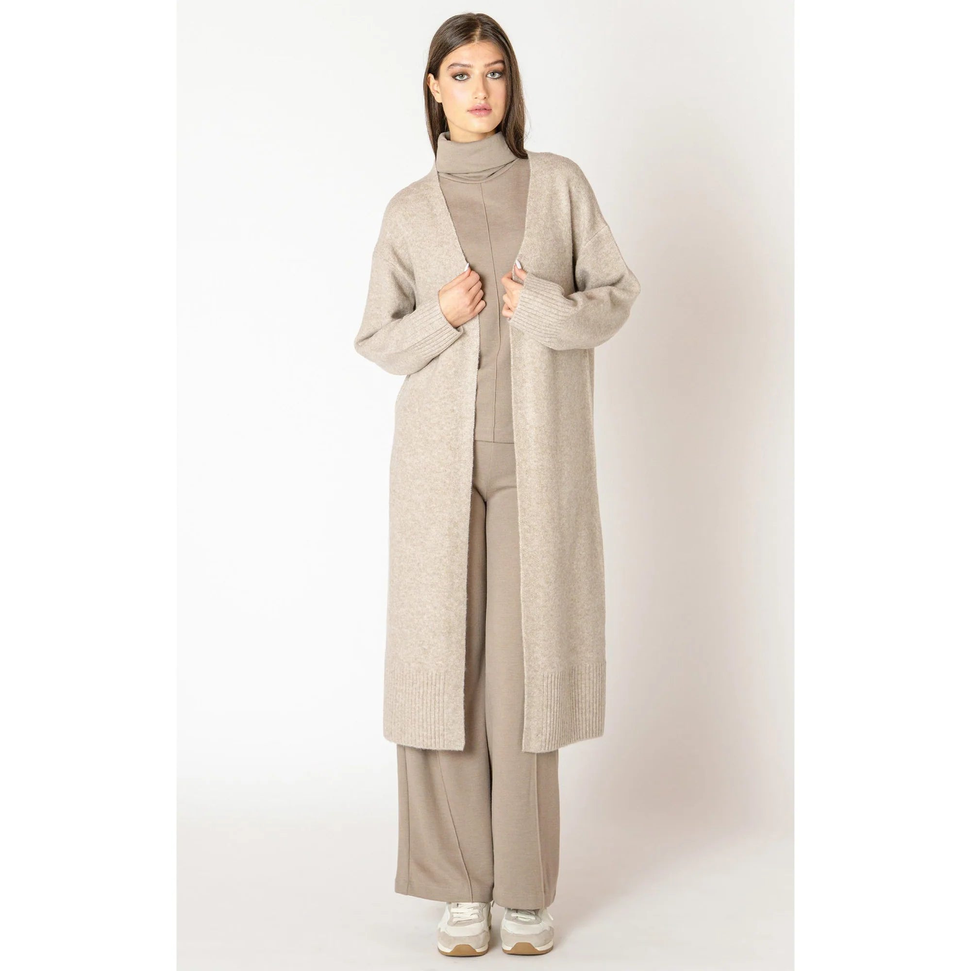 Longline Open Cardigan