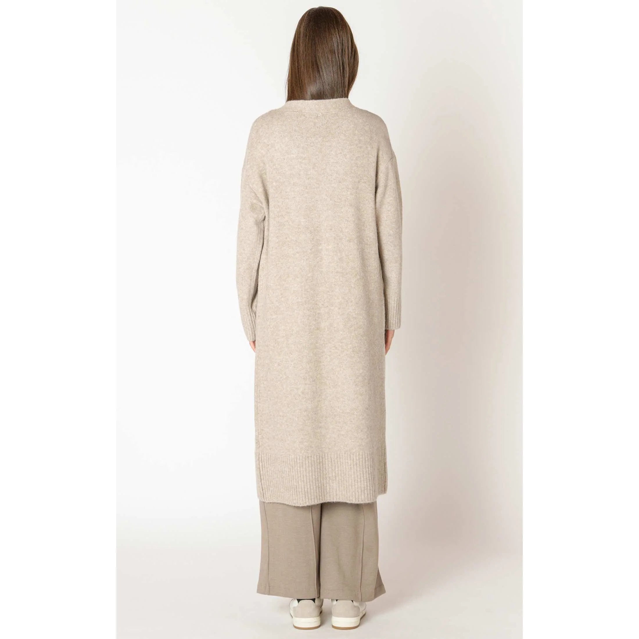 Longline Open Cardigan