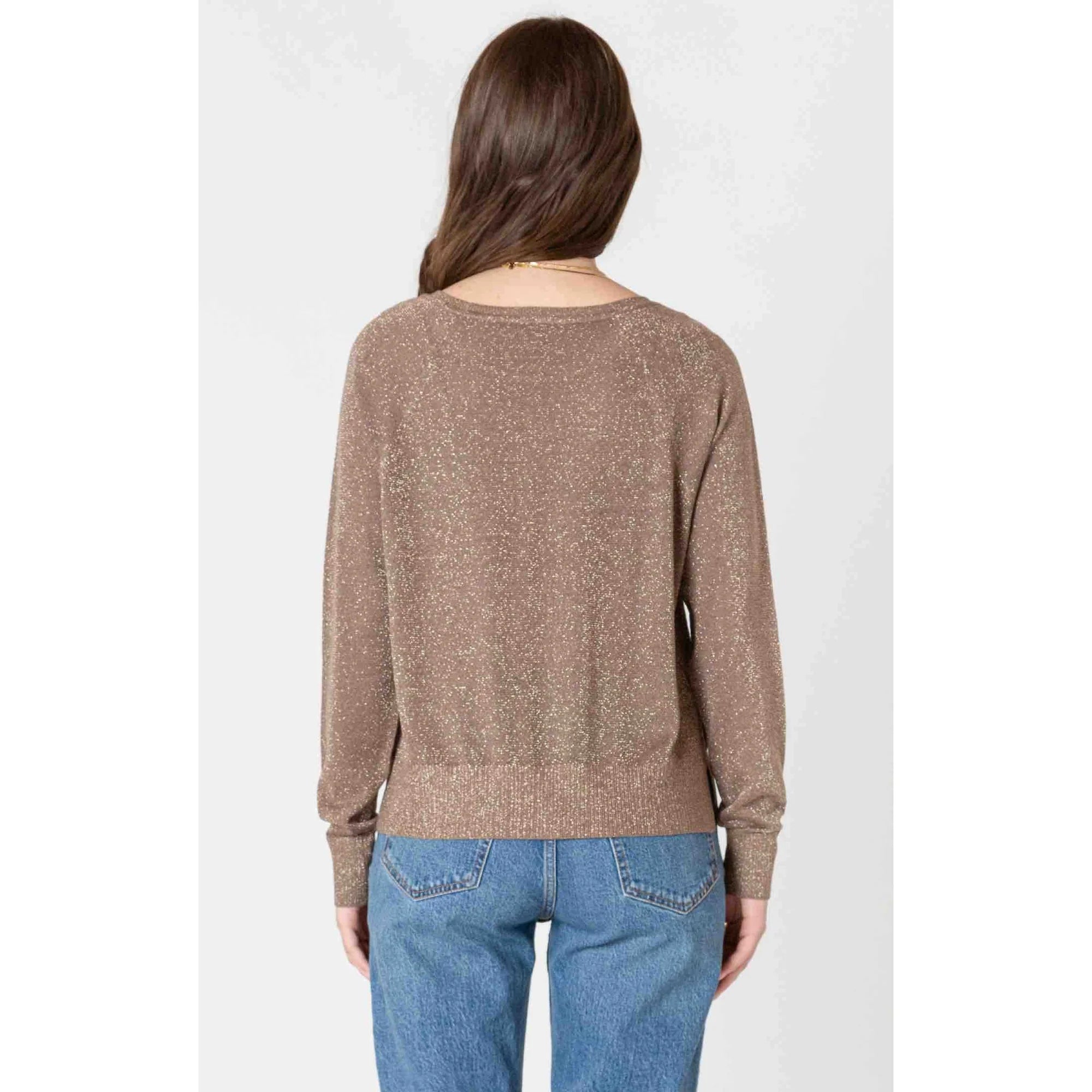 Lurex Raglan Sweater