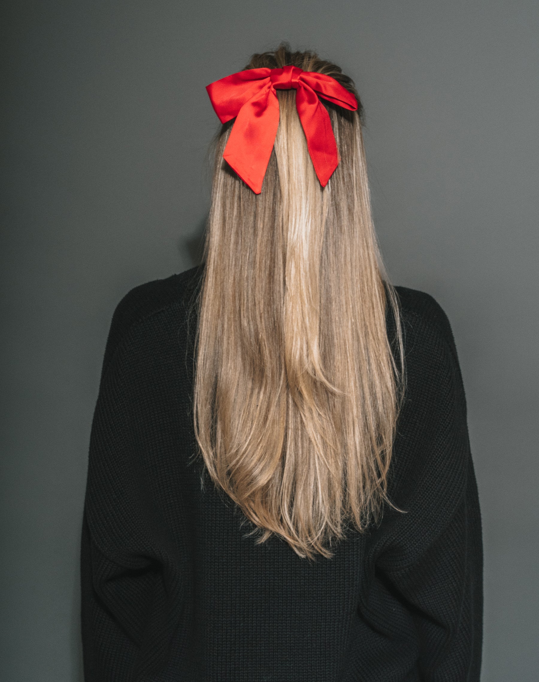 Satin Bow Hair Beret