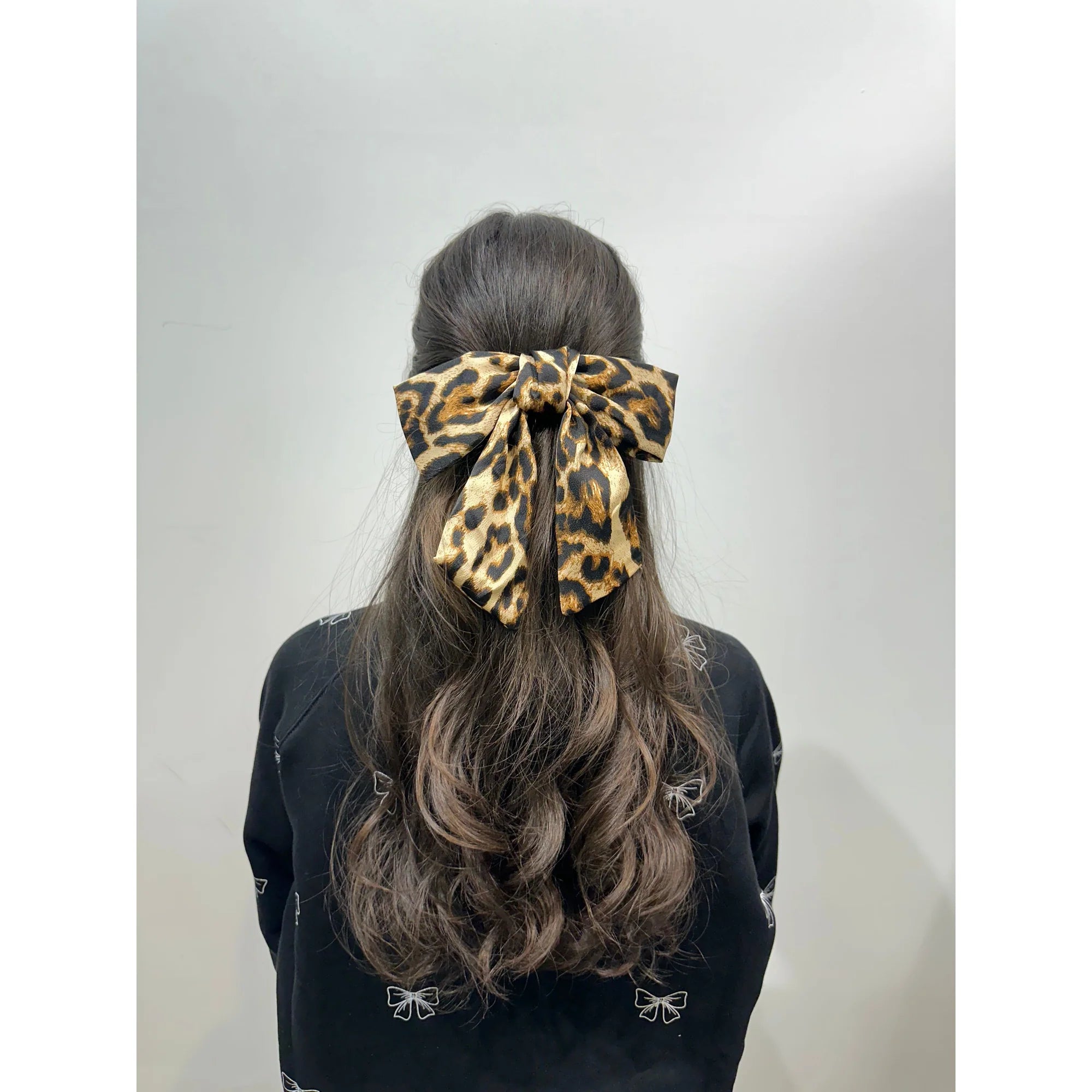 Satin Bow Hair Beret