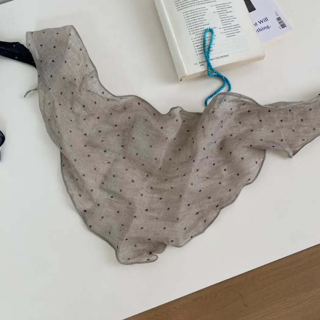Soft Stripe Triangle Scarf
