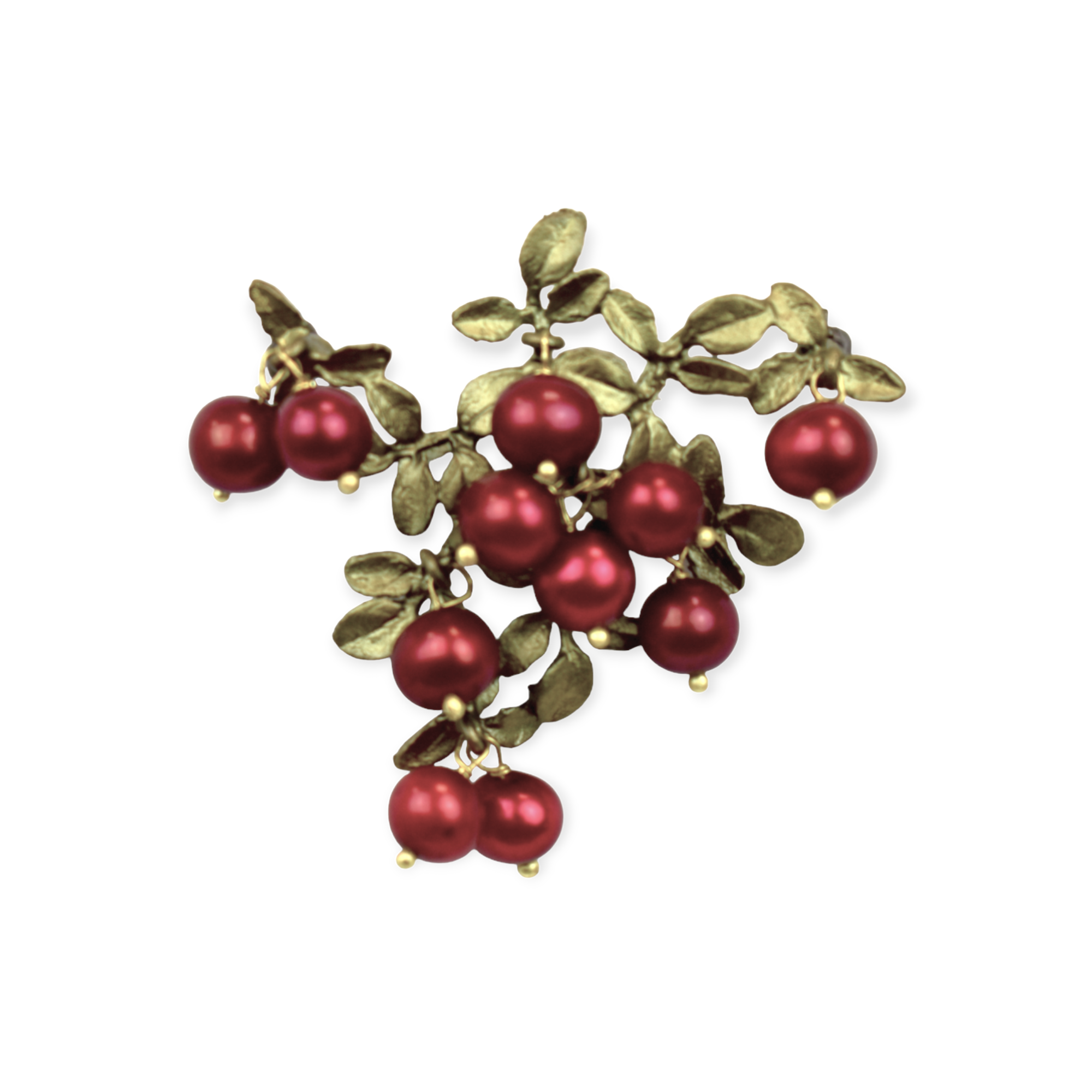 Cranberry Brooch