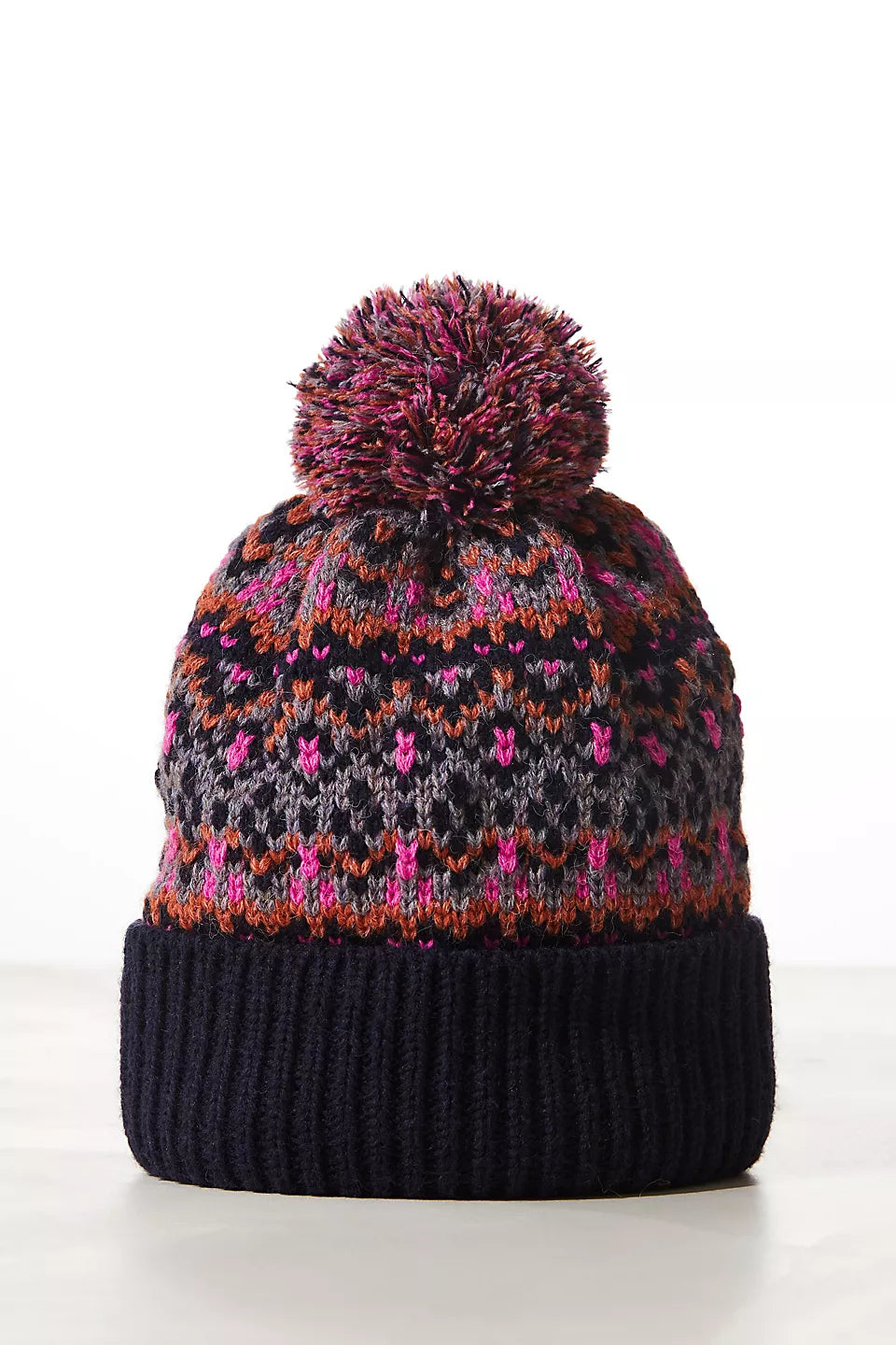 First Frost Fairisle PomPom Beanie