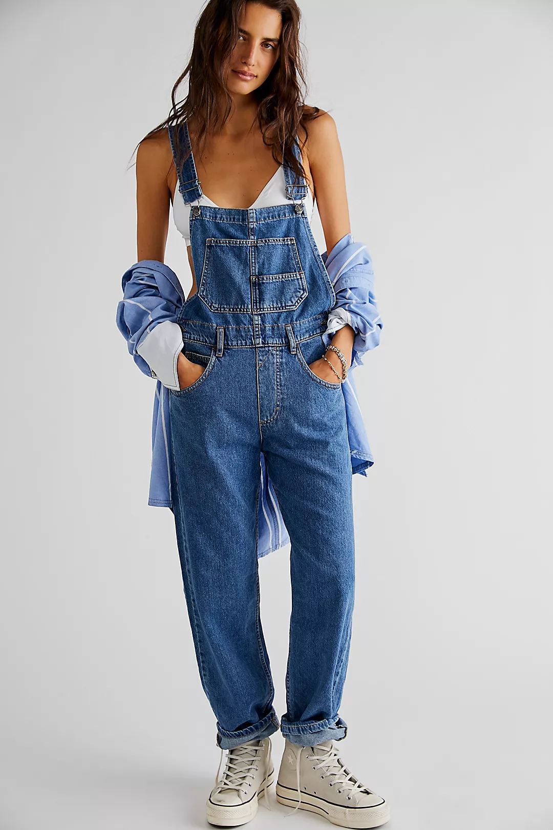 Free People Ziggy Denim Overalls