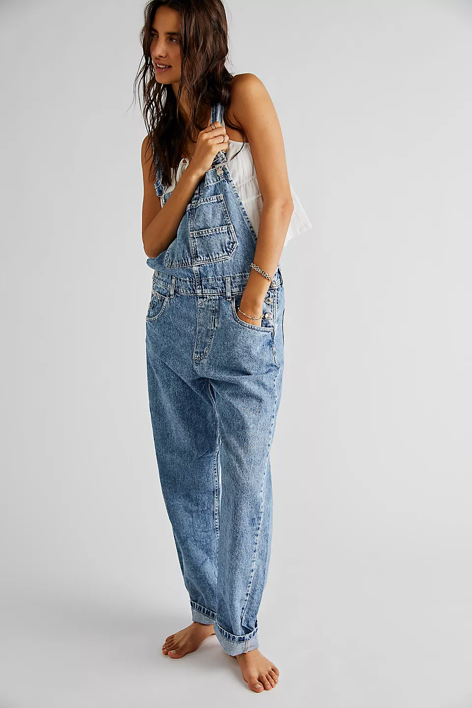 Free People Ziggy Denim Overalls