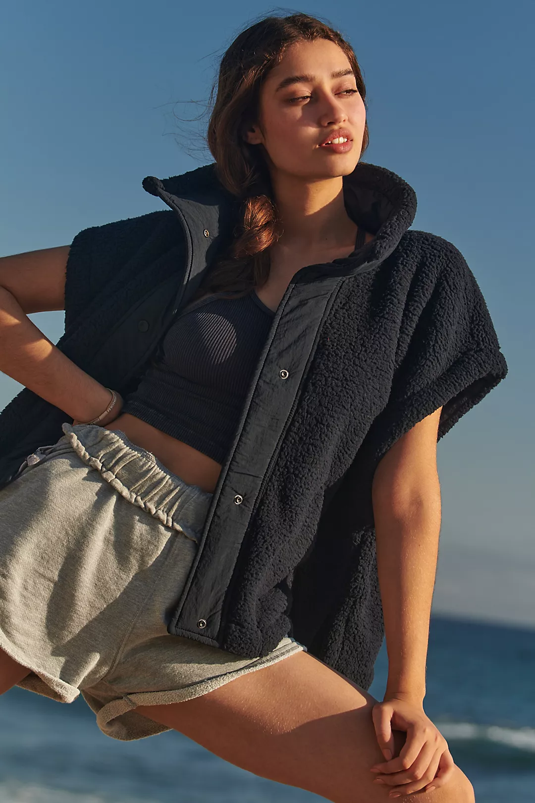 Free People Scout it Out Fleece Vest