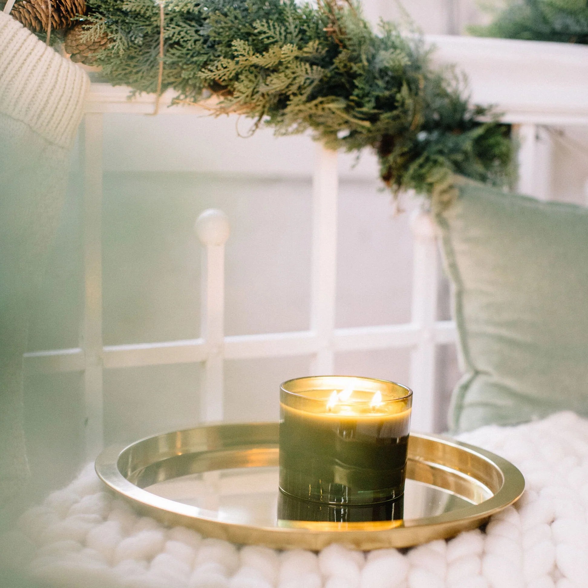 Frasier Fir Green 3 Wick Candle