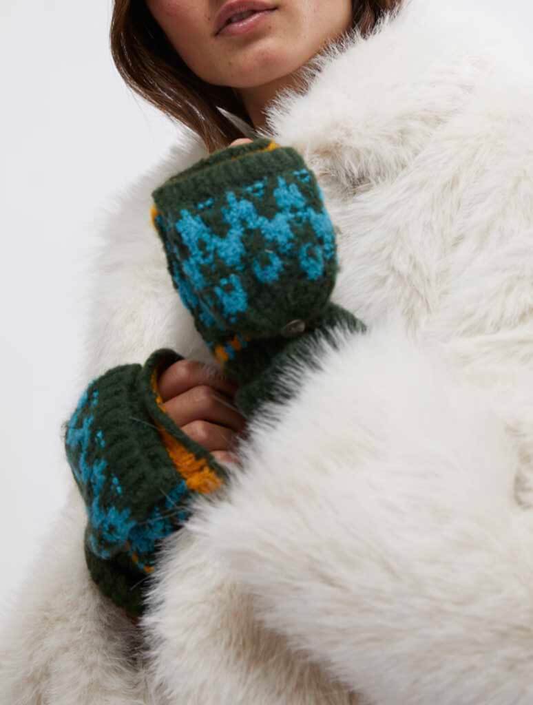 Free People - First Frost Fairisle Gloves