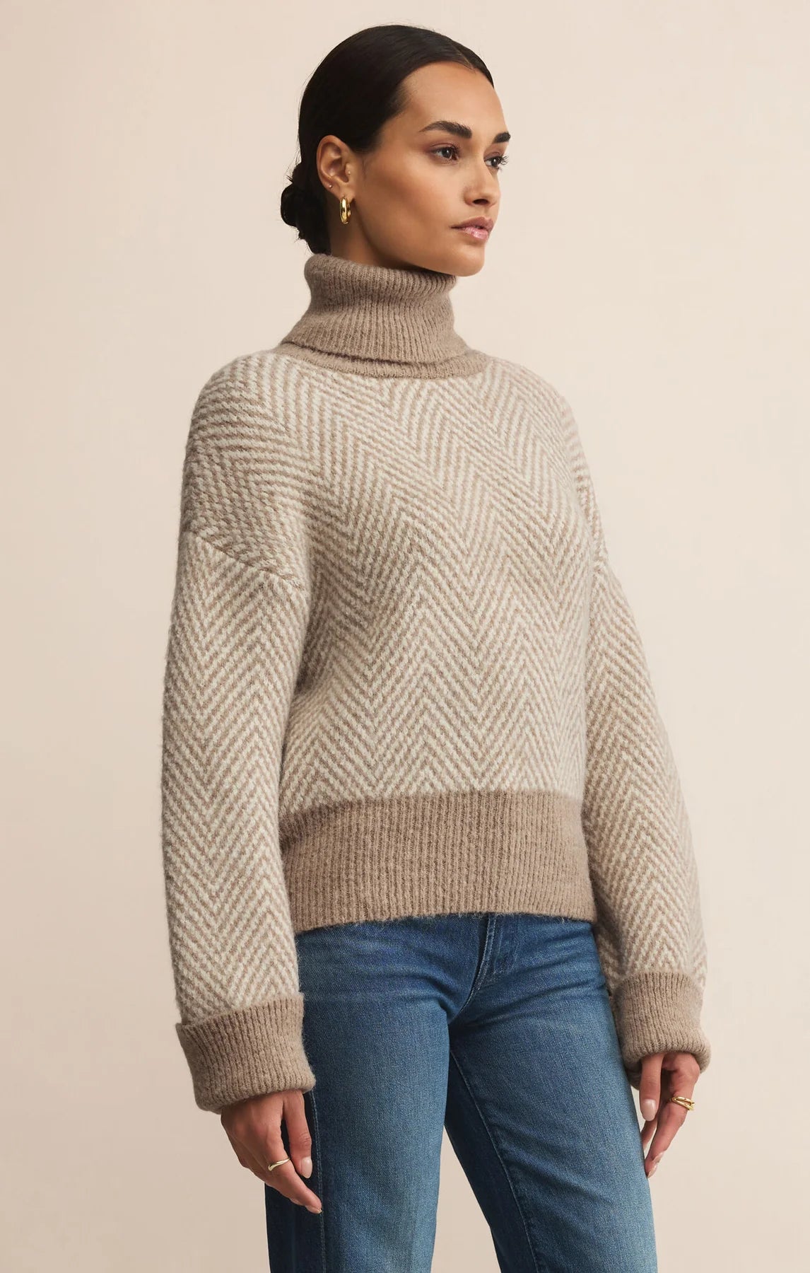 Balkan Funnel Neck Sweater