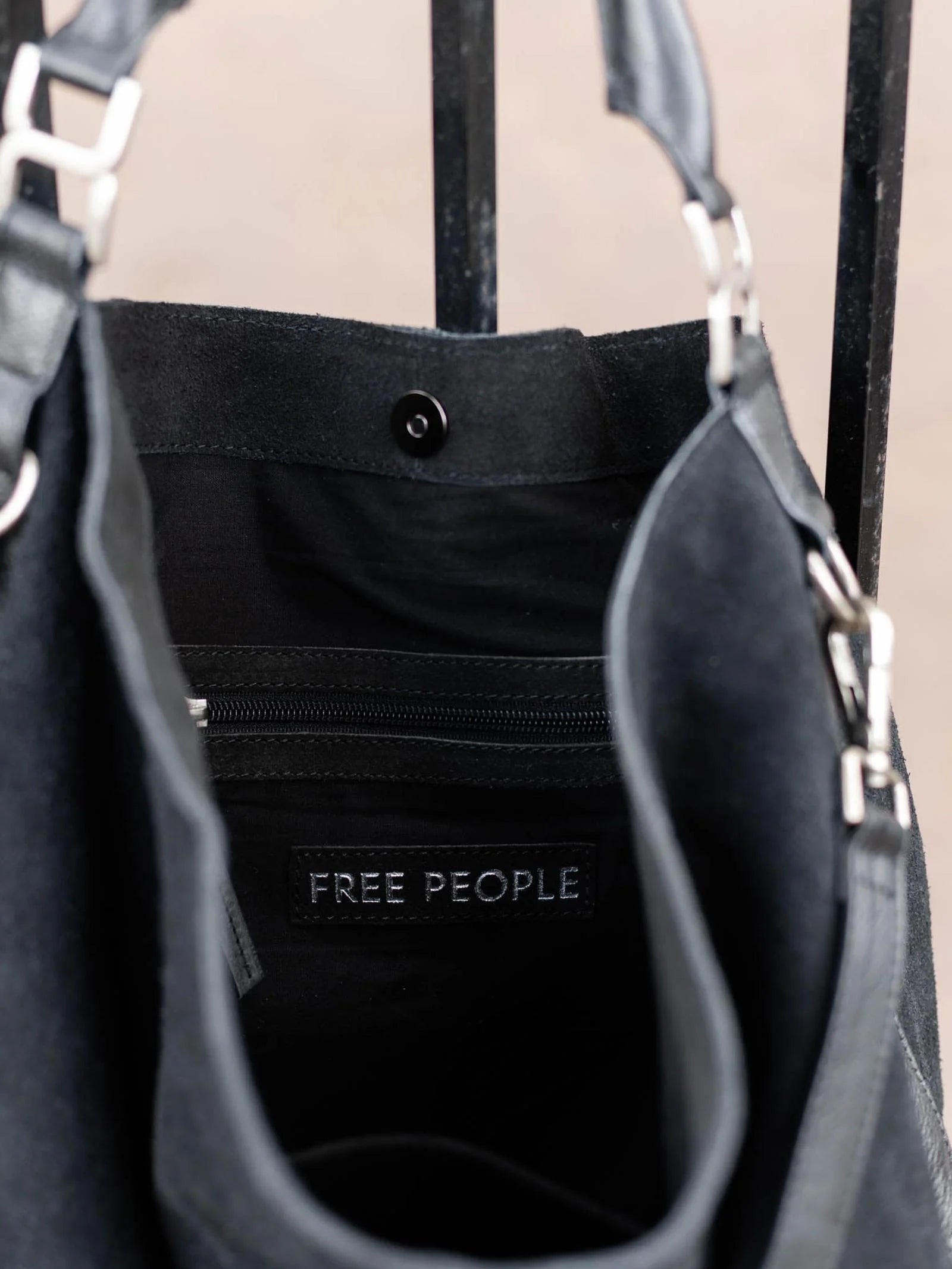 Free People Suzie Suede Slouch Tote