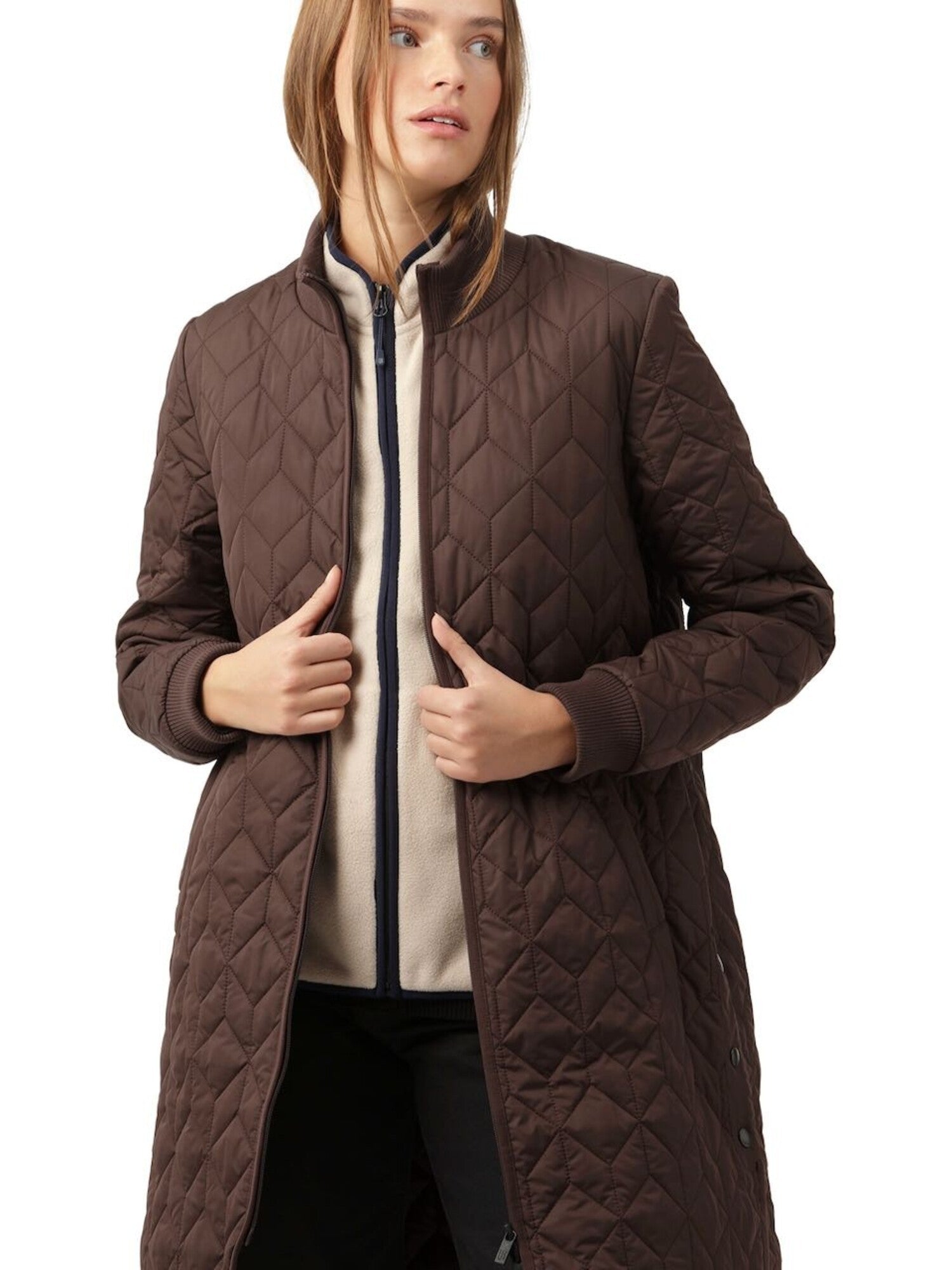 Ilse Jacobsen Long Quilted Coat ART06