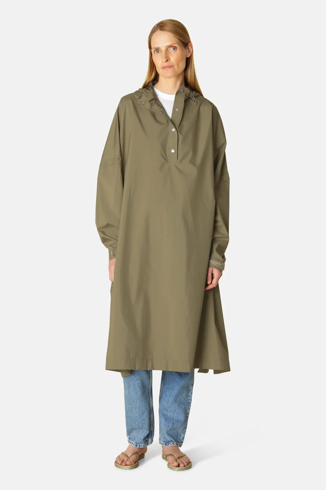 Ilse Jacobsen Poncho with Sleeves Rain221