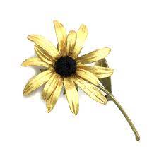 Black-Eyed Susan Brooch