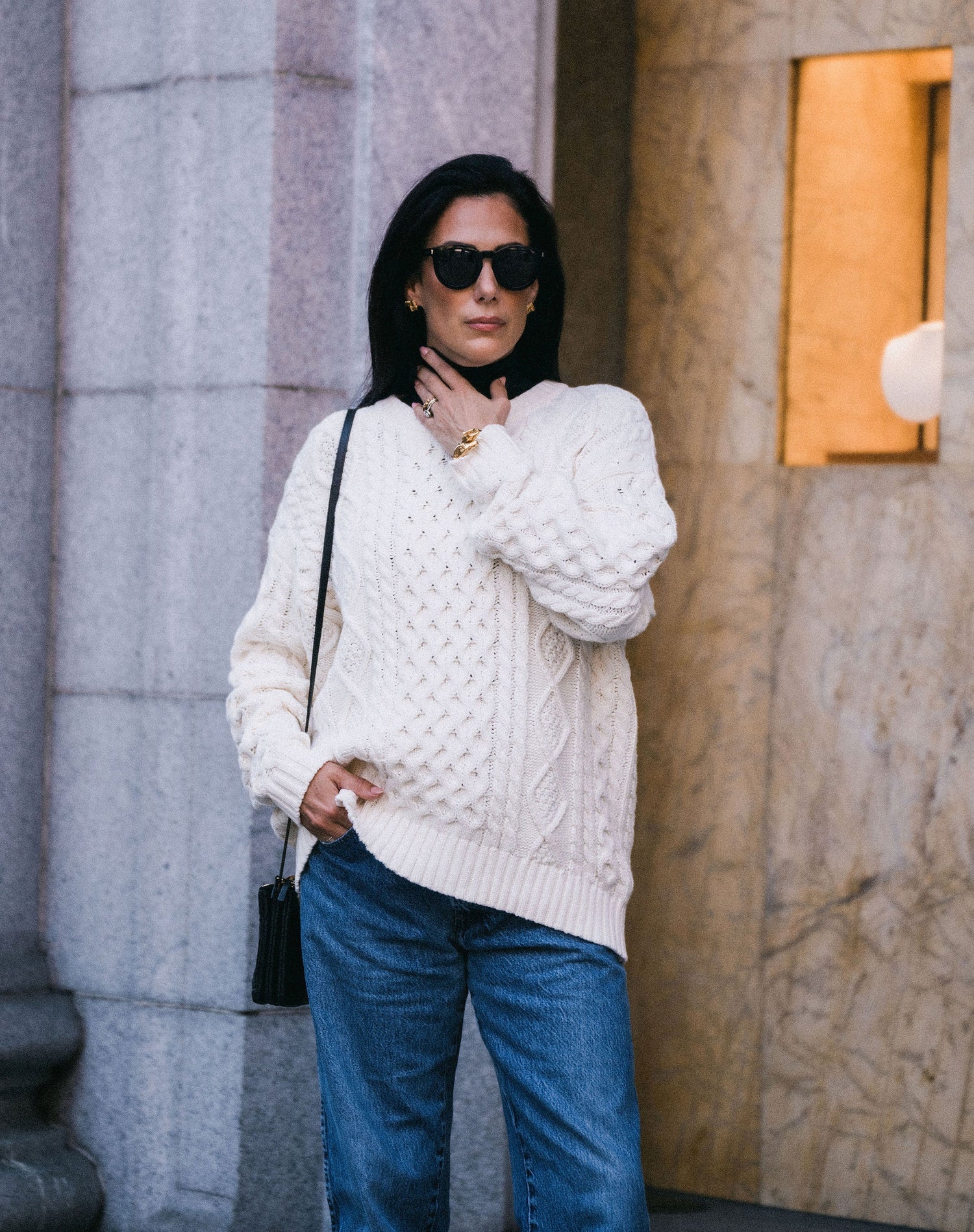 Irish Cable Oversized Sweater