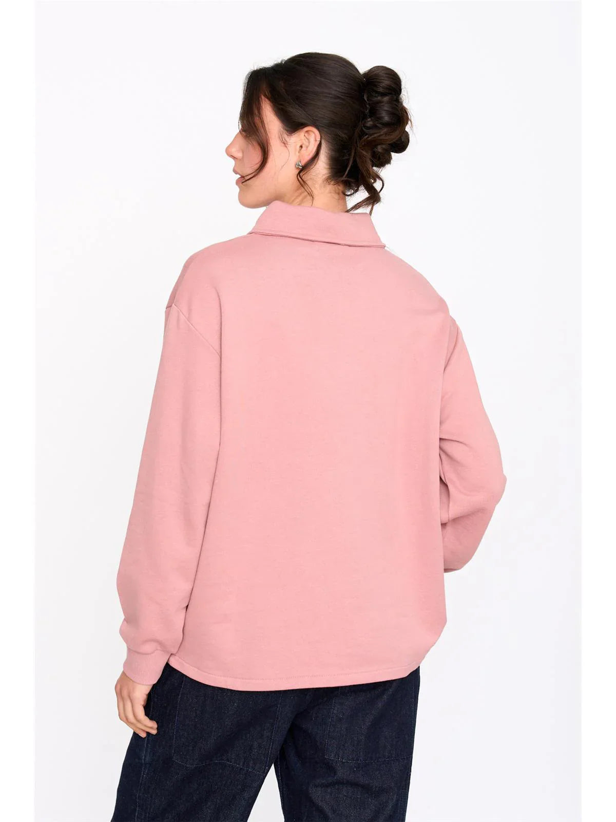 Rose Collar Sweatshirt