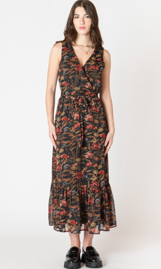 Wrap Bloom Maxi Dress