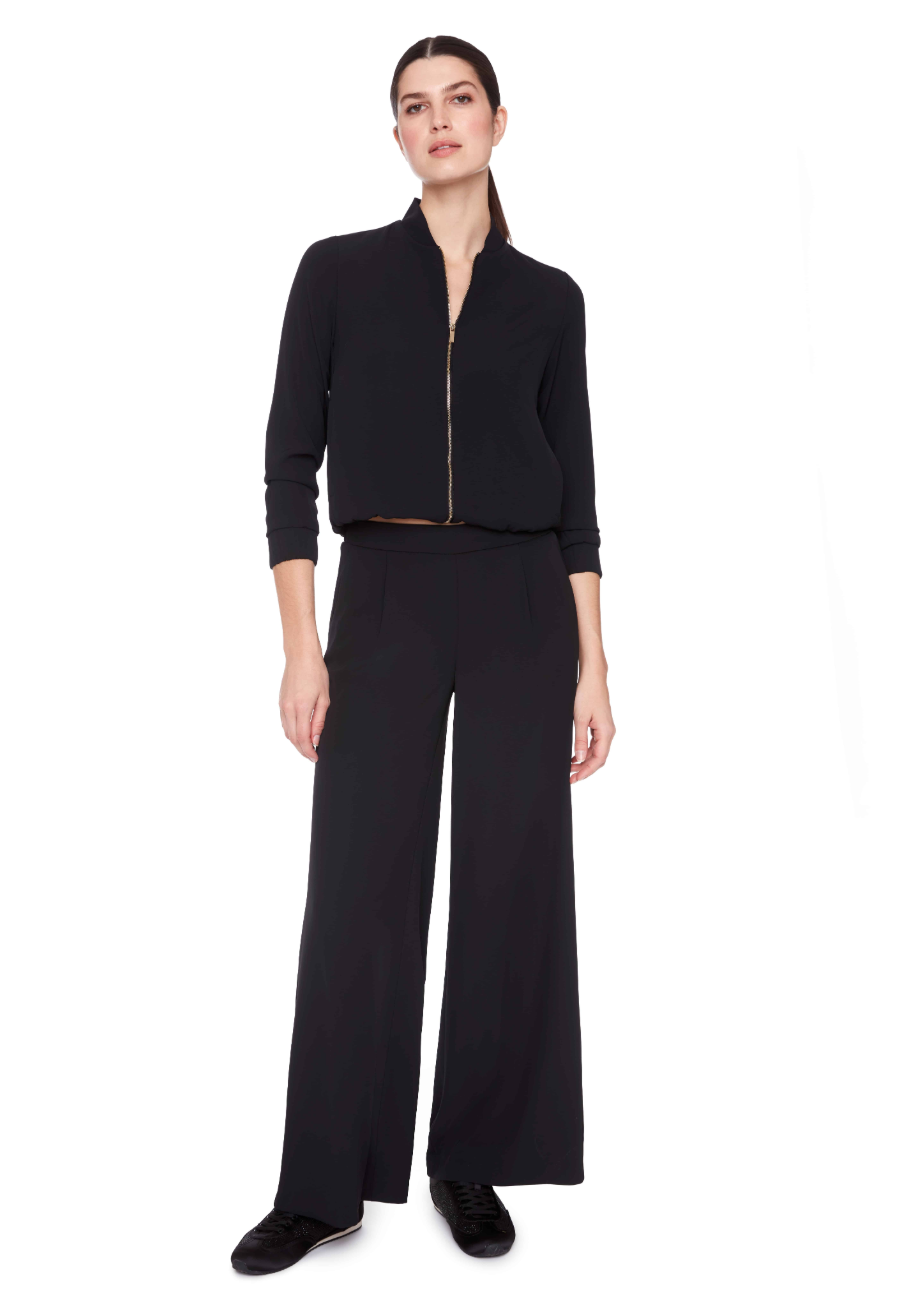Wide Leg Vegan Silk Pant