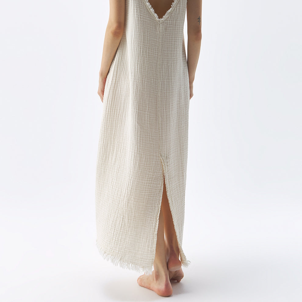 Crinkle Strappy Dress