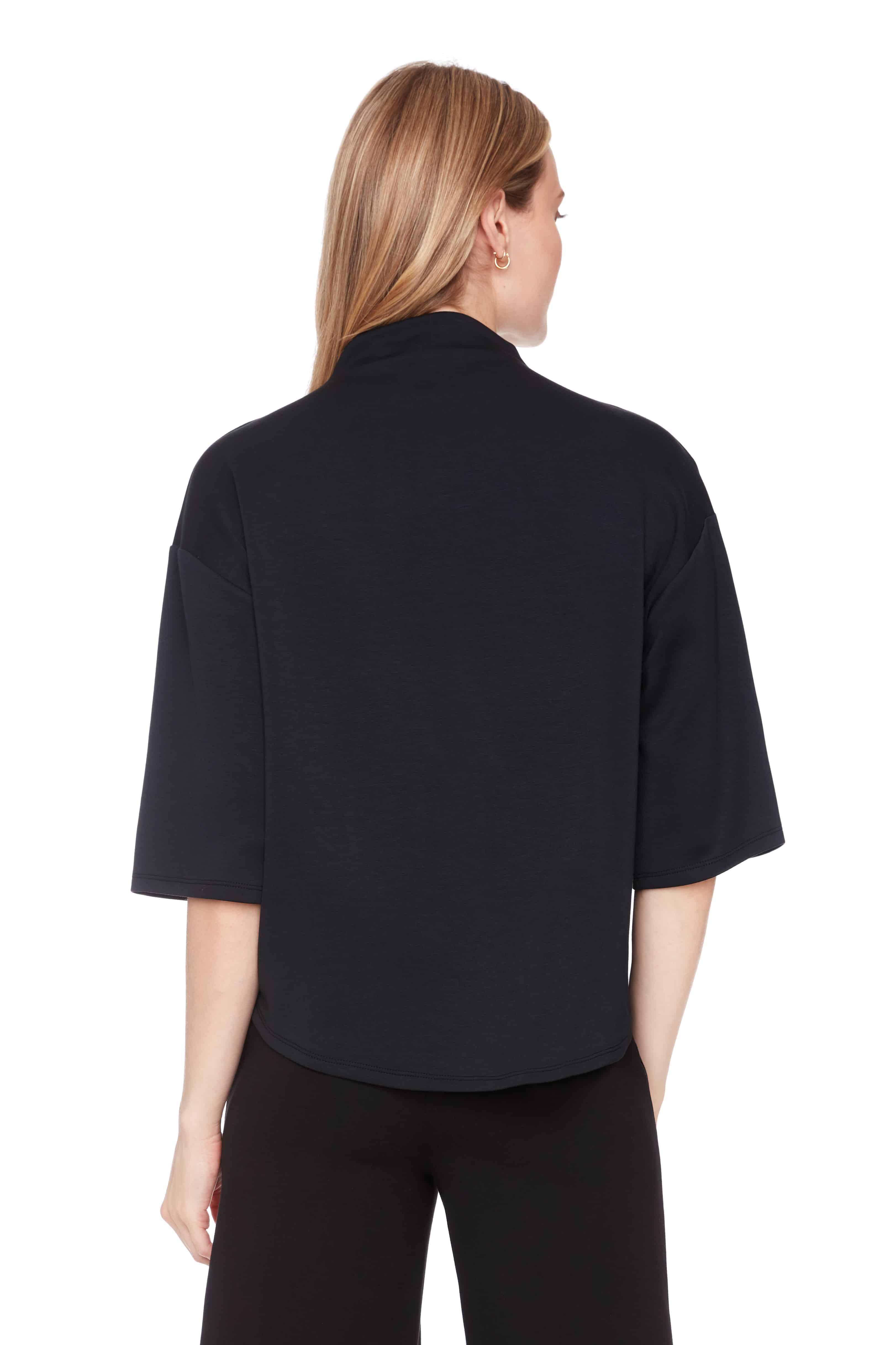 Butter Short Sleeve Turtleneck Top