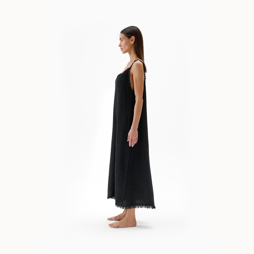 Crinkle Strappy Dress