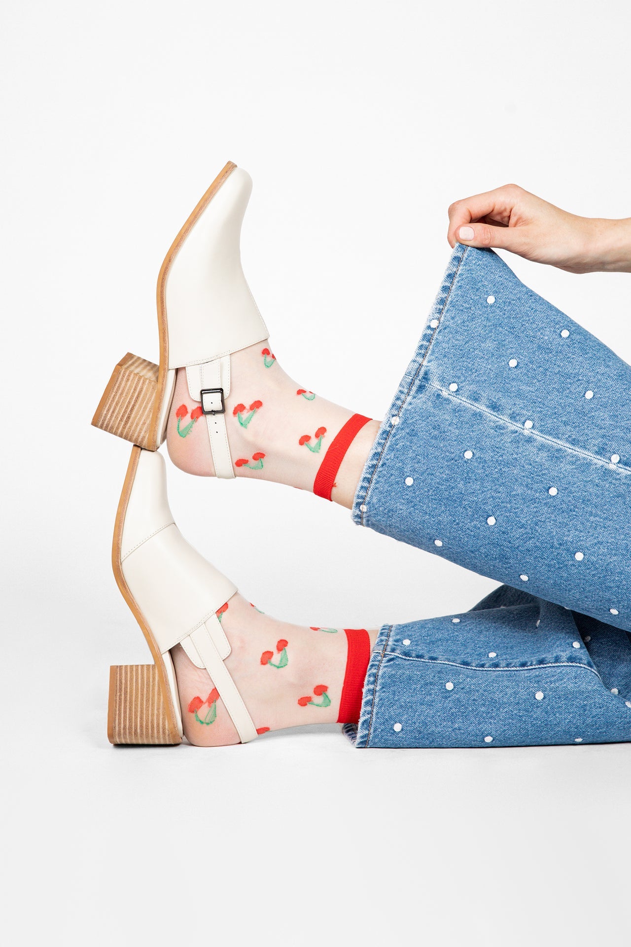 Sheer Fruit Socks