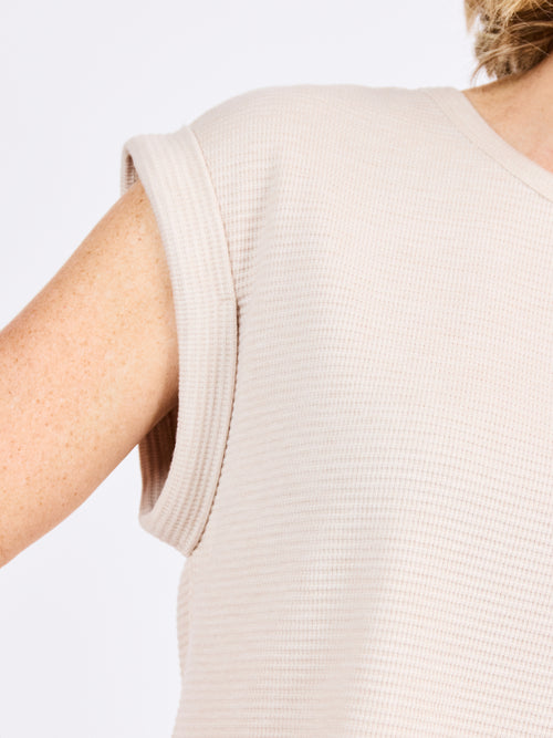 Locket Cuffed Sleeve Tee