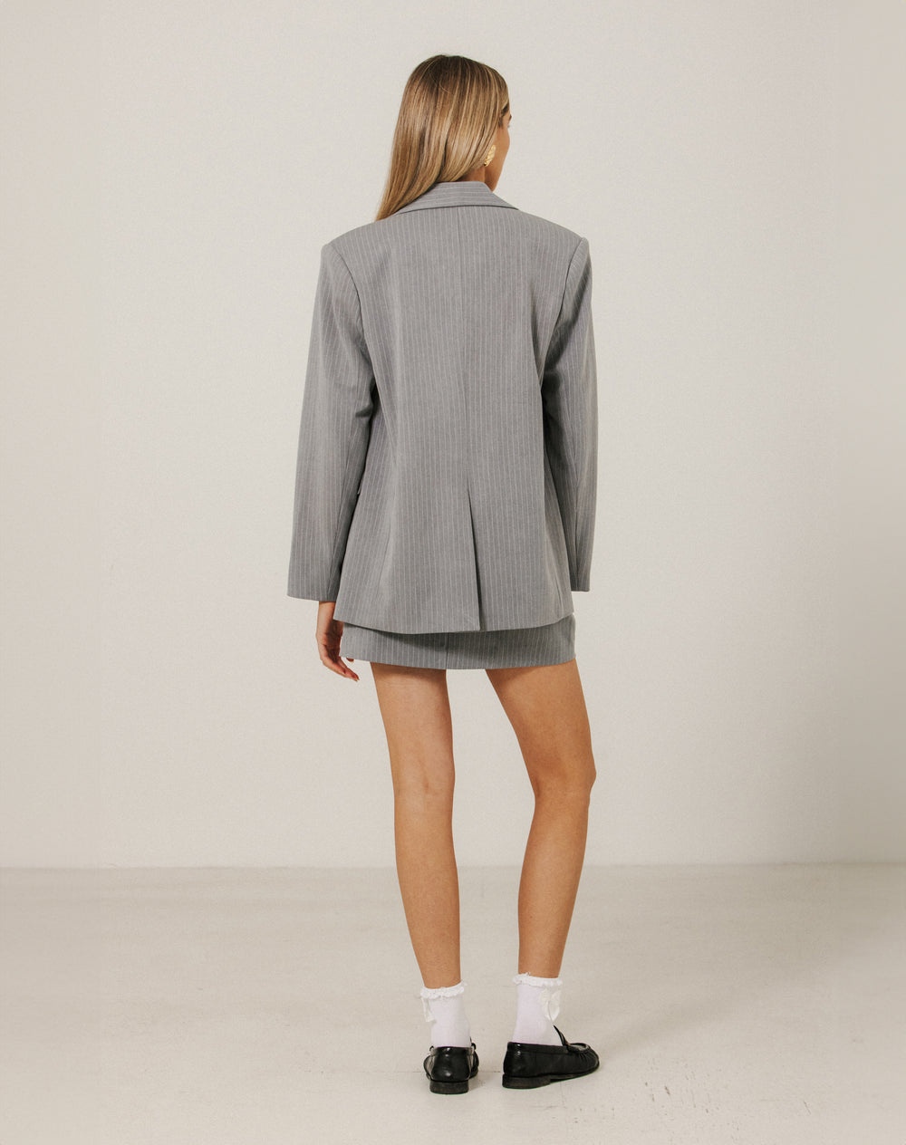 Pinstripe Mini Skirt