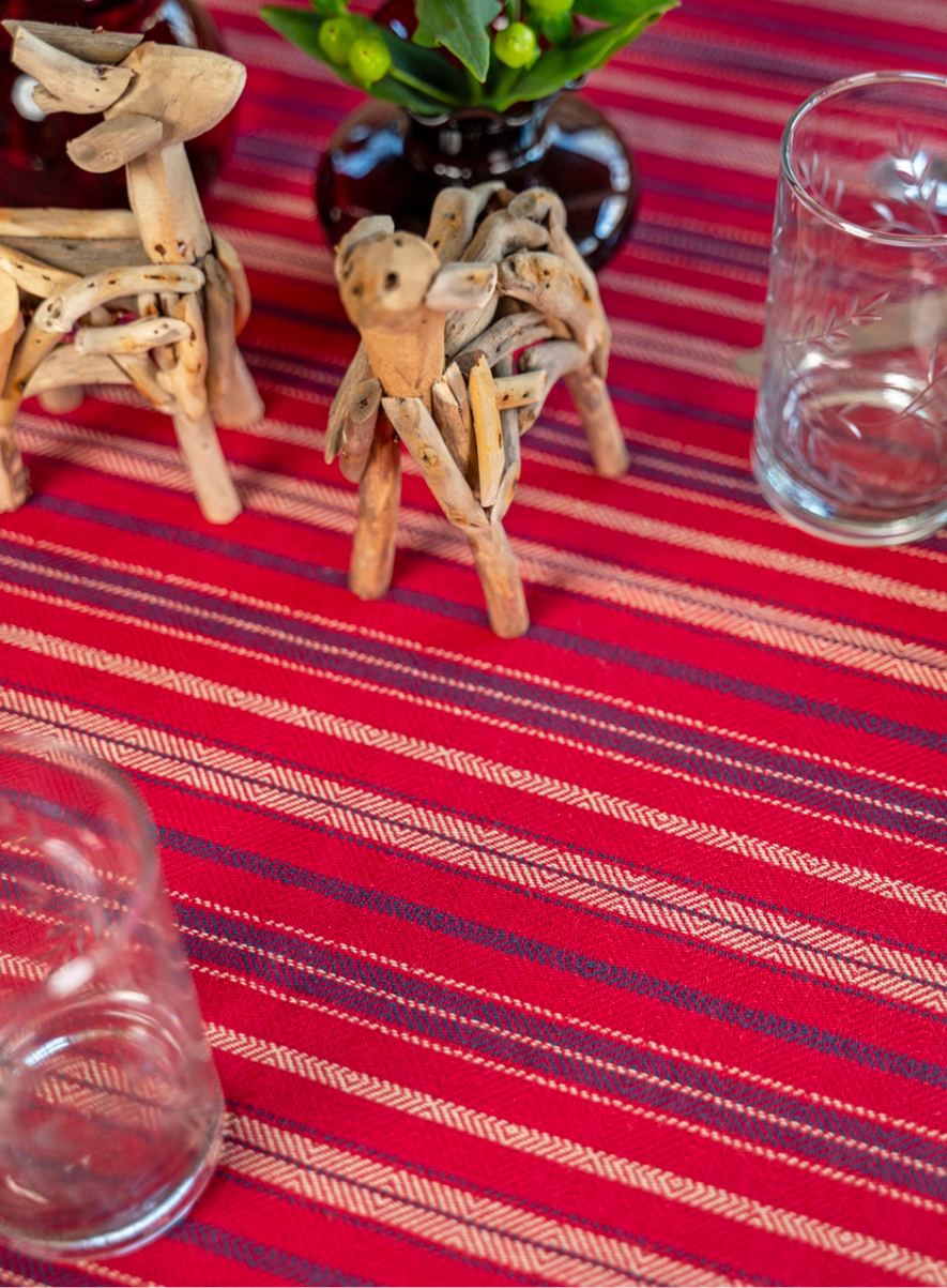 Cinnamon Plaid Table Runner