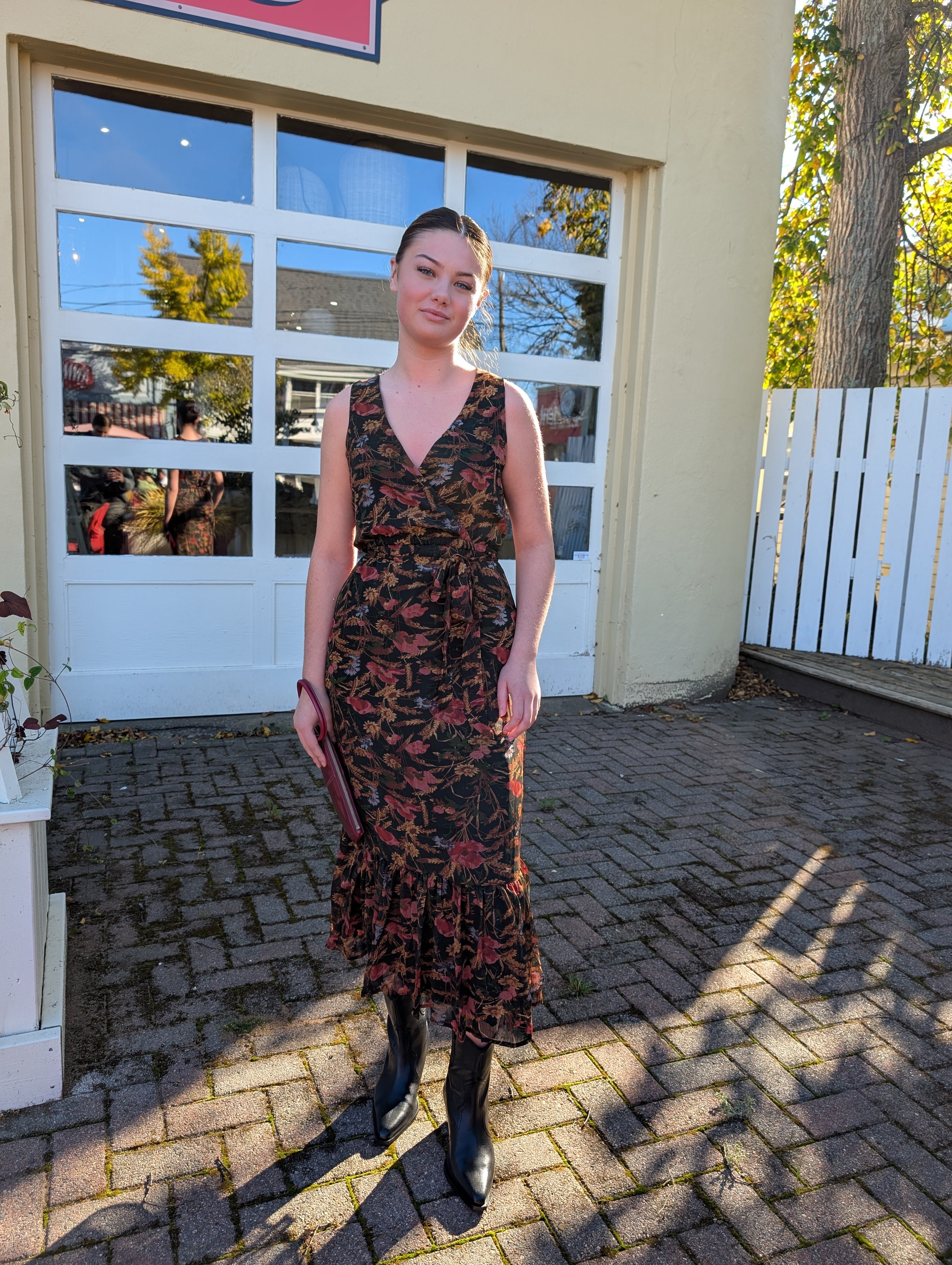 Wrap Bloom Maxi Dress