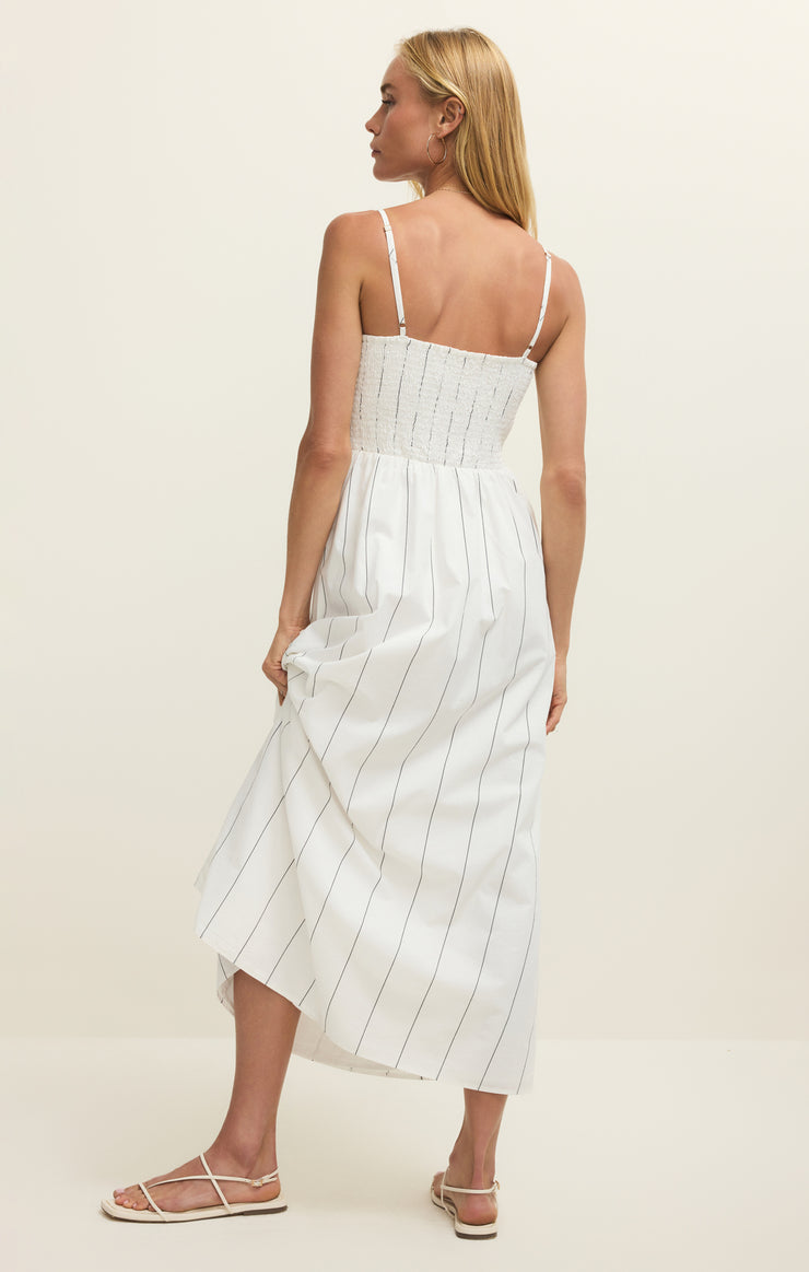 Bayside Stripe Midi Dress