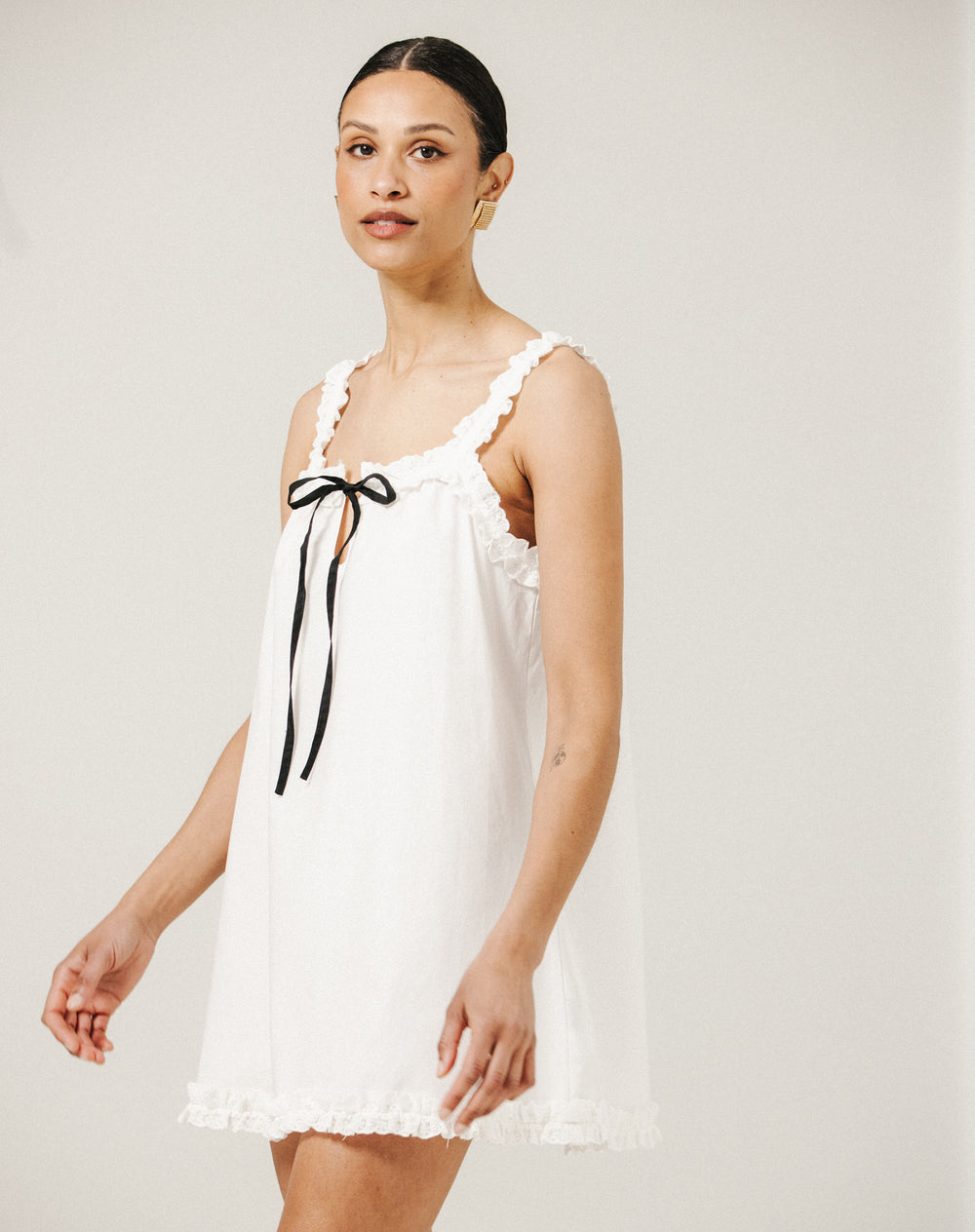 Baby Doll Ruffle Dress