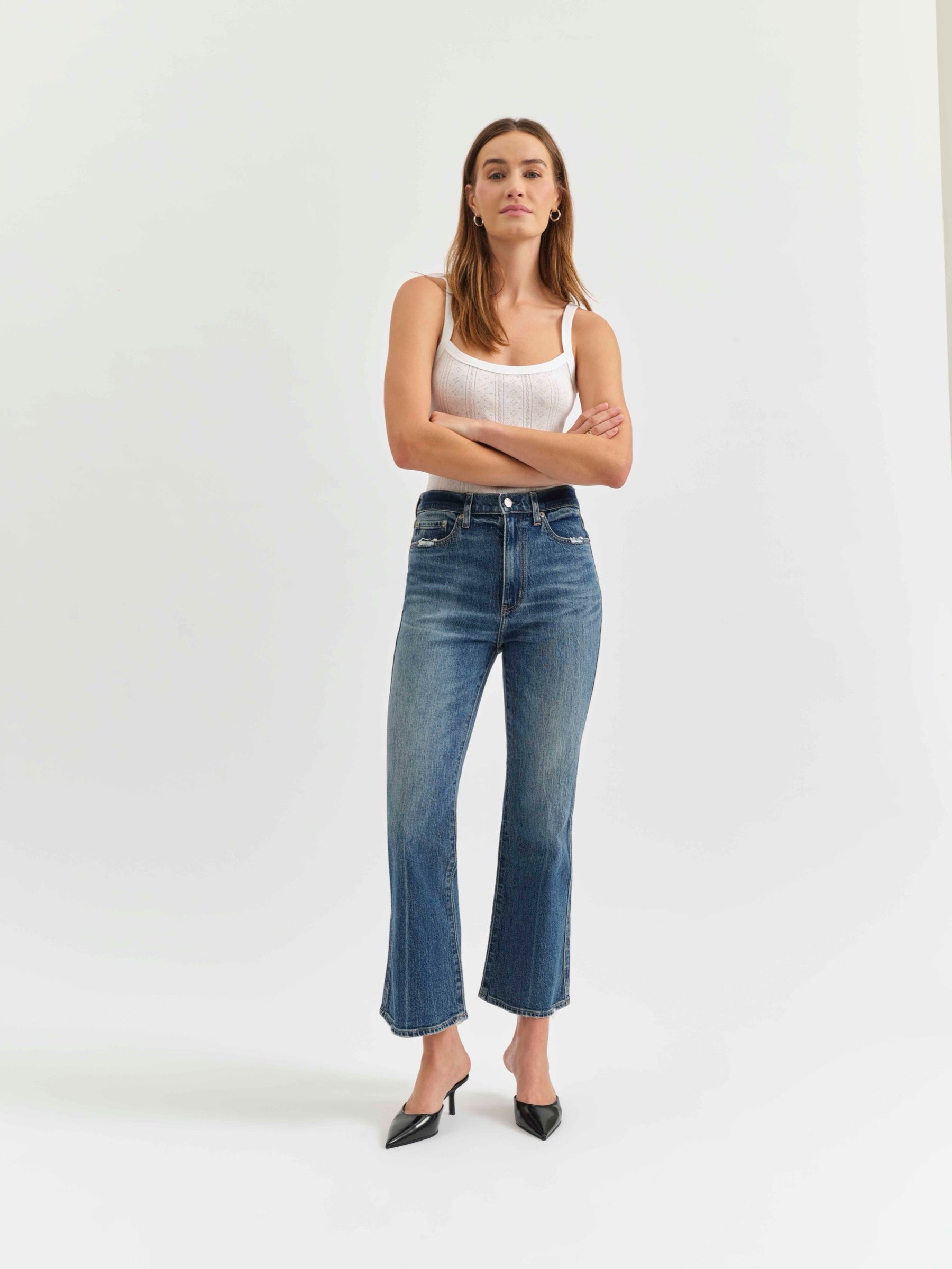 Soho High Rise Ankle Flare