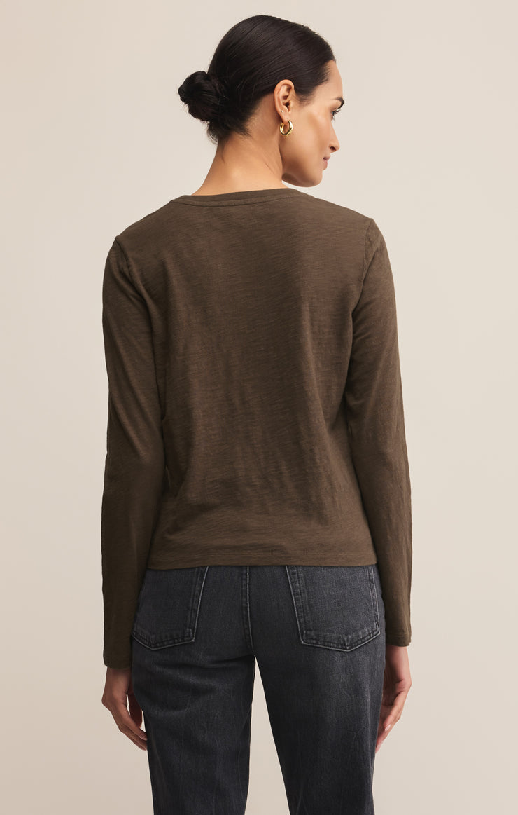 Modern Slub Long Sleeve Tee
