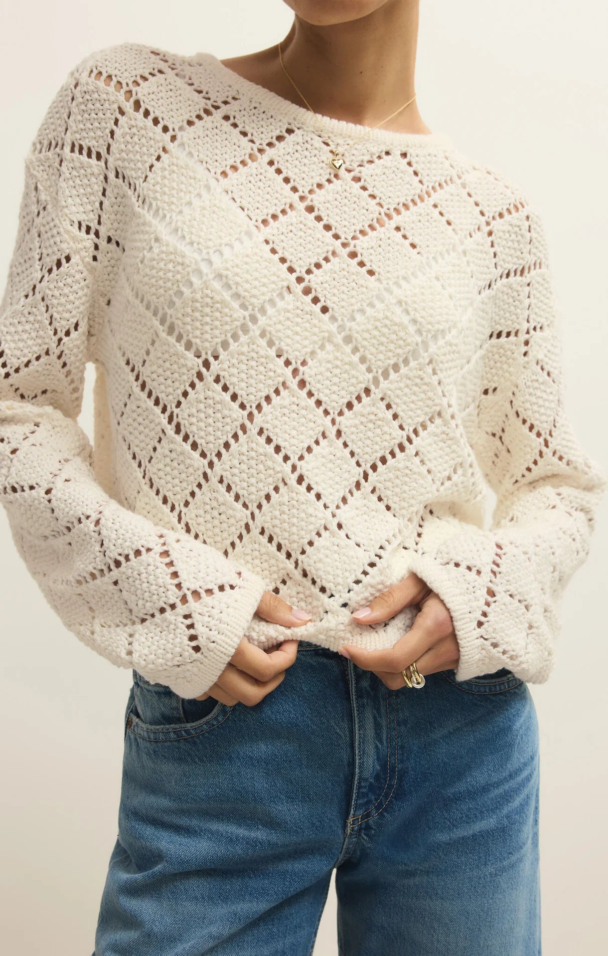 Hullen Crochet Sweater