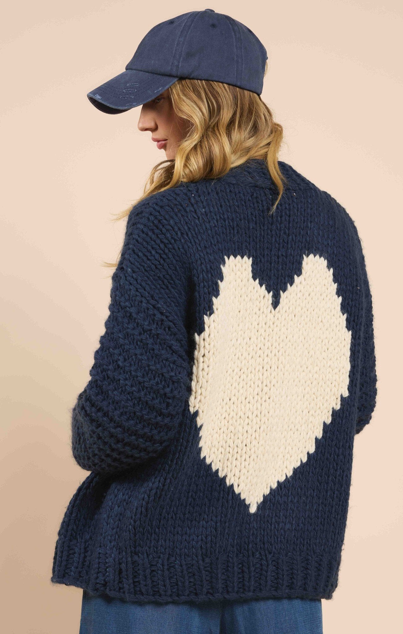 Heart You Handknit Cardigan