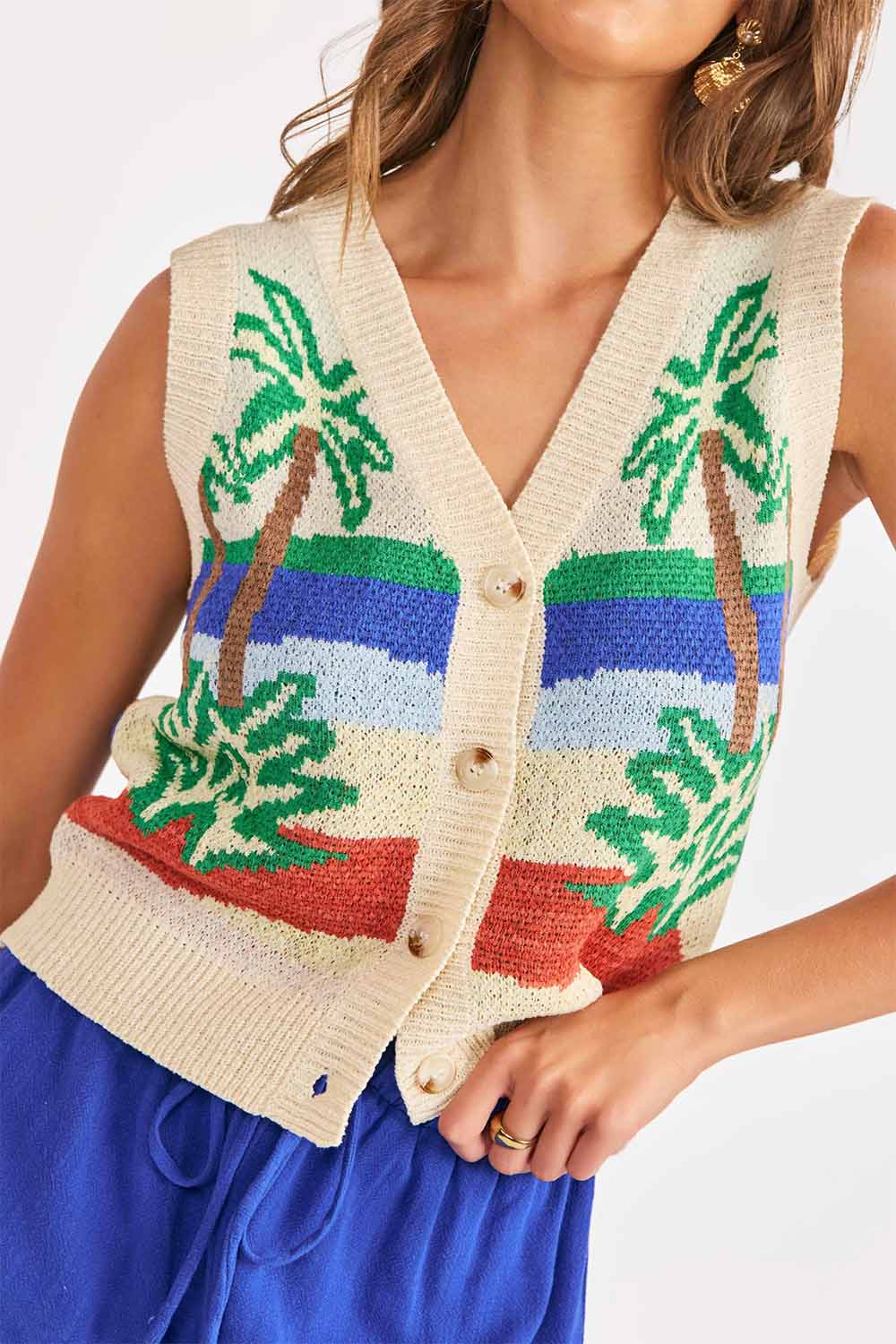 Palms Sweater Vest