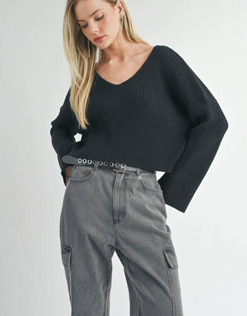 Sage the Label Julia V-Neck Sweater