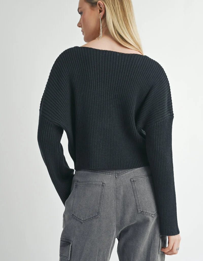 Sage the Label Julia V-Neck Sweater