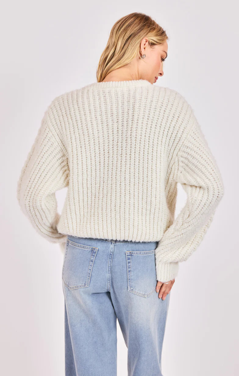 Helena Cable Knit Tunic Sweater