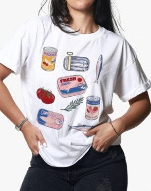 Canned Sardines Vintage Tee