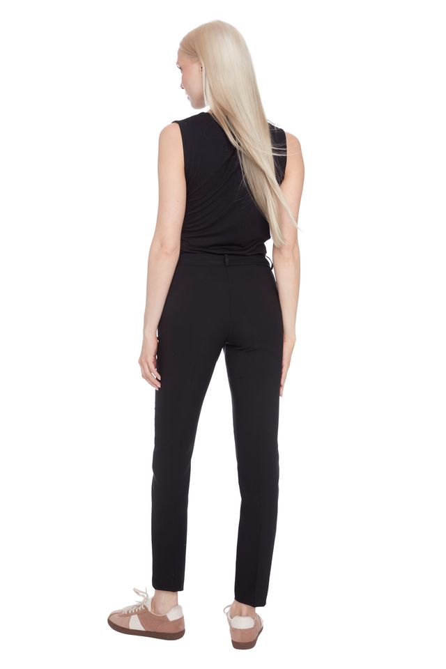 Sharon Ponte Straight Leg Crop