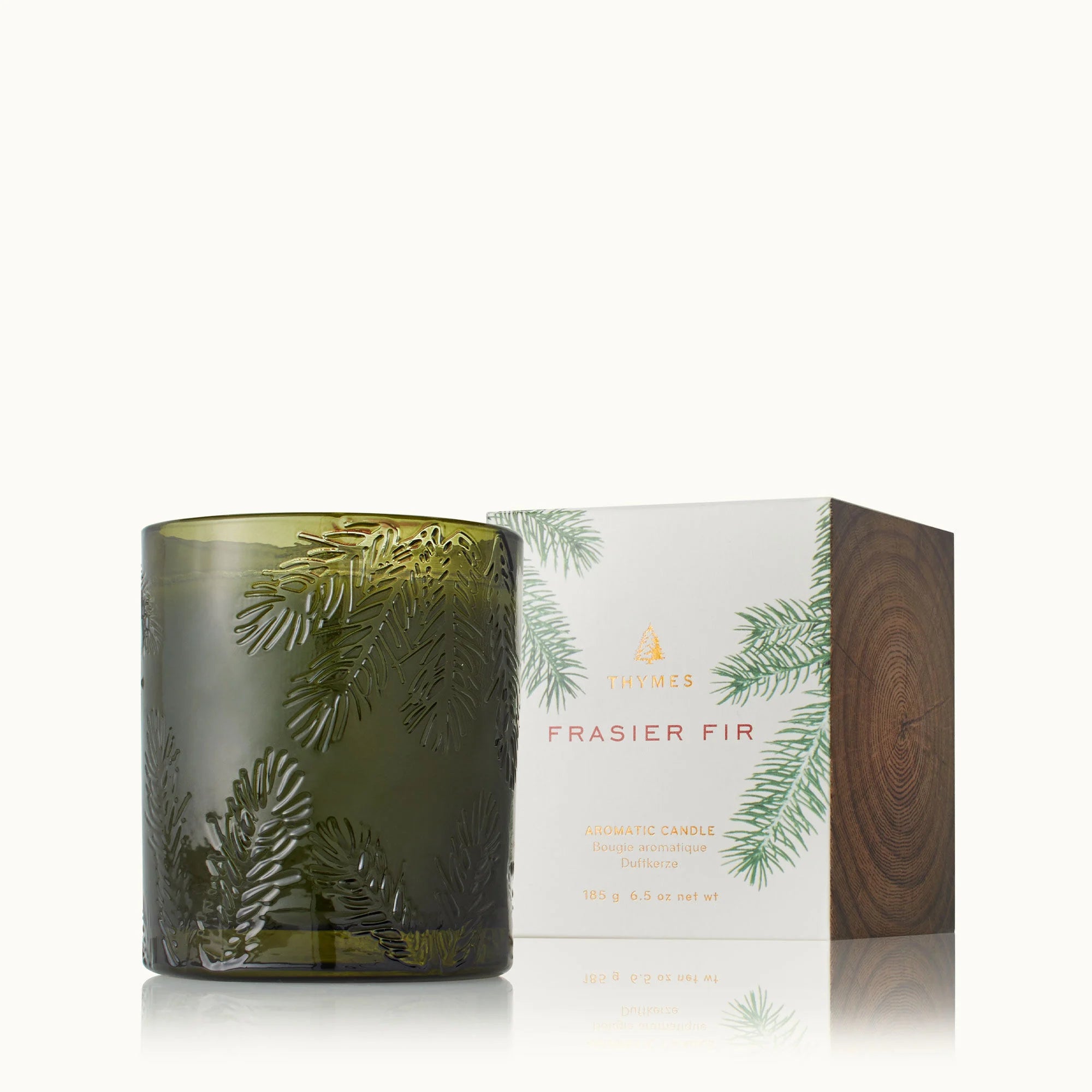 Frasier Fir Green Glass Aromatic Candle