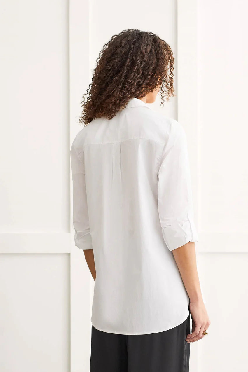 Classic White Button Up Shirt