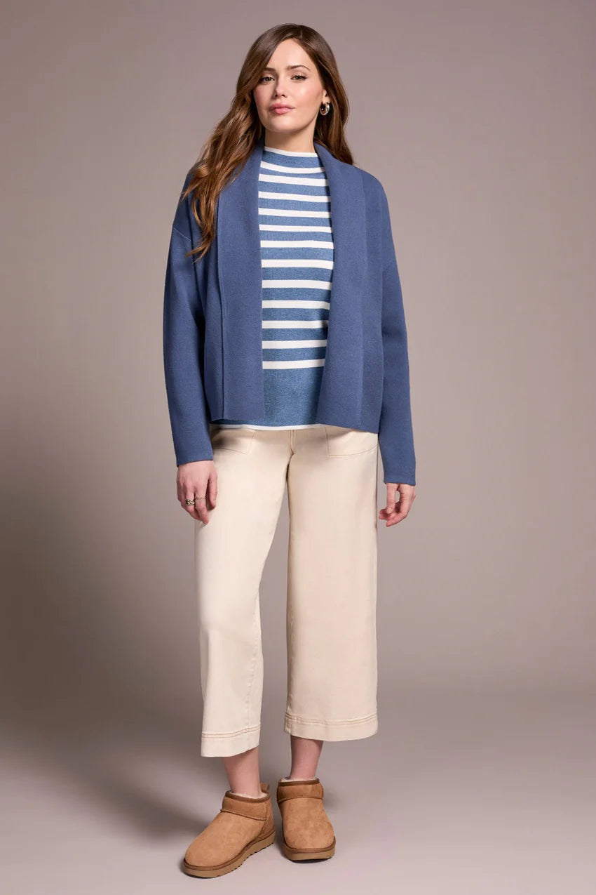 Double Knit Shawl Collar Cartigan